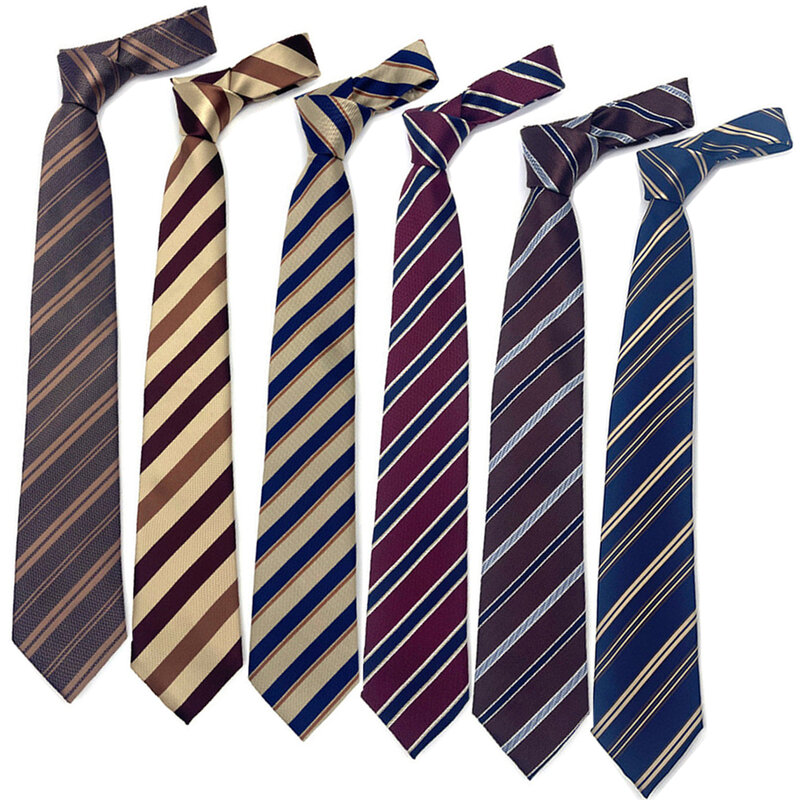 Cravates rayées pour hommes et femmes, cravate de la présidence, accessoires de mariage, 1200 broches, 8cm