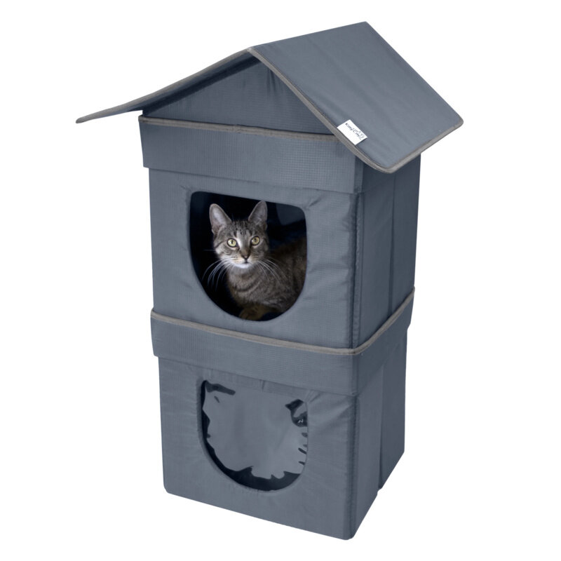 Dom dla kotów dla kotów, wodoodporne mieszkanie dla kotów, meble dla kotów Kitty City na zewnątrz