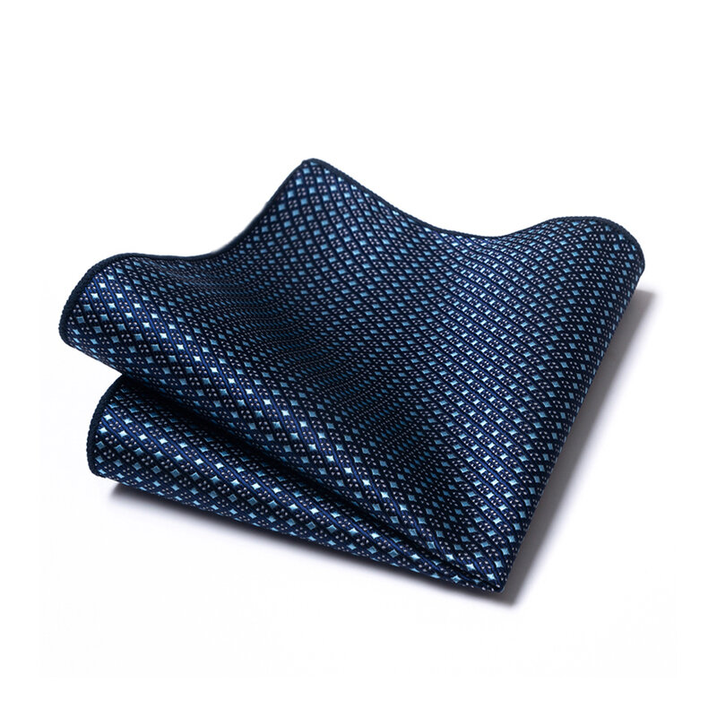 Pañuelo de seda de alta calidad para hombre, pañuelo cuadrado de bolsillo con diseño Floral, color gris, novedad de 2022