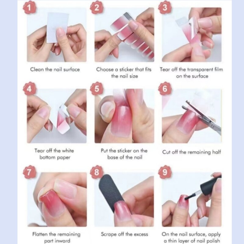 Pegatinas impermeables para uñas, adhesivos sencillos de Color sólido, a todo Color, venta al por mayor