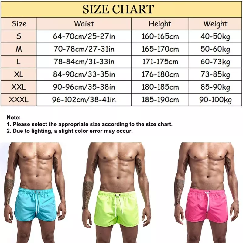 Men Printed Sports Shorts Male Beach Pants Surf Fitness Pants Running Swimming Basketball Soccer Training Teen Multicolor