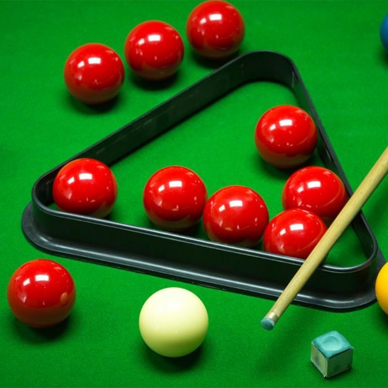plástico para bolas billar inglés forma del triángulo organiza los estantes resistentes Snooker
