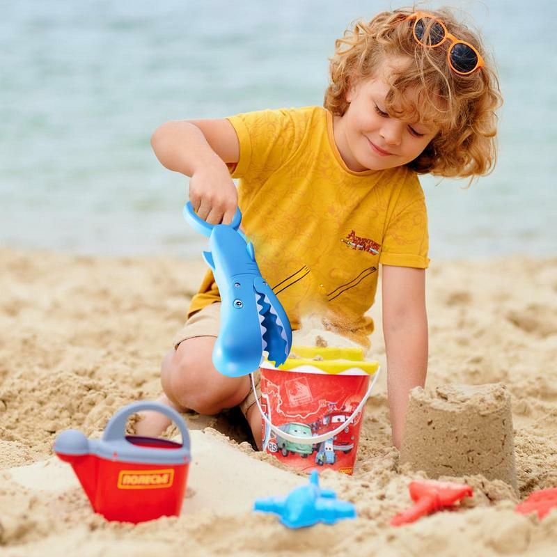 Palas de arena para niños, juguete de garra de arena con mango, herramientas de playa interactivas divertidas, palas de arenero para patio trasero