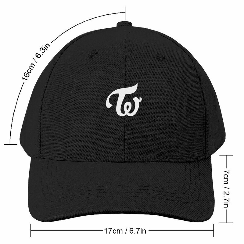 Twice logo-gorra de béisbol para hombre y mujer, gorro con protección Solar Uv, salida a la playa, Cierre trasero