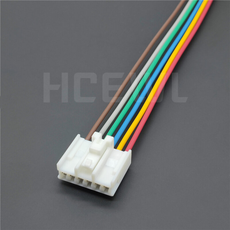 Conector do carro Wire Harness Plug, 90980-10957, 6P, alta qualidade, original, acessórios do carro