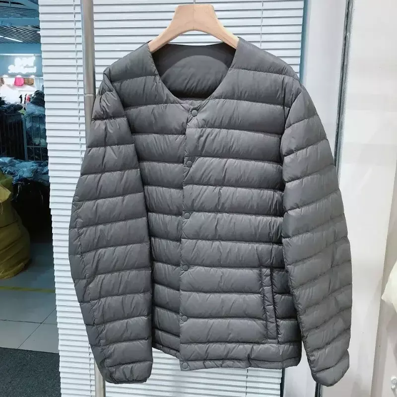 Men's 90% White  Duck Down Liner Puffer Jackets 2023 New Autumn Winter Keep Warm Lightweight Packable Men Down Coat