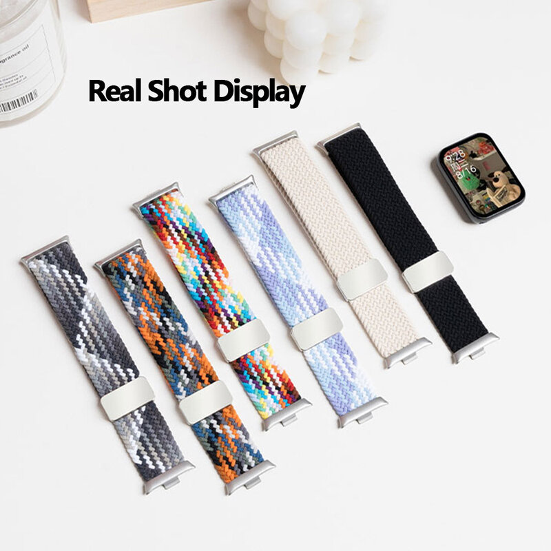 Nylon armband für Xiaomi Redmi Uhr 4 verstellbare Sptor elastische Armband Armband Magnetband iwatch mi Band 8 Pro Zubehör