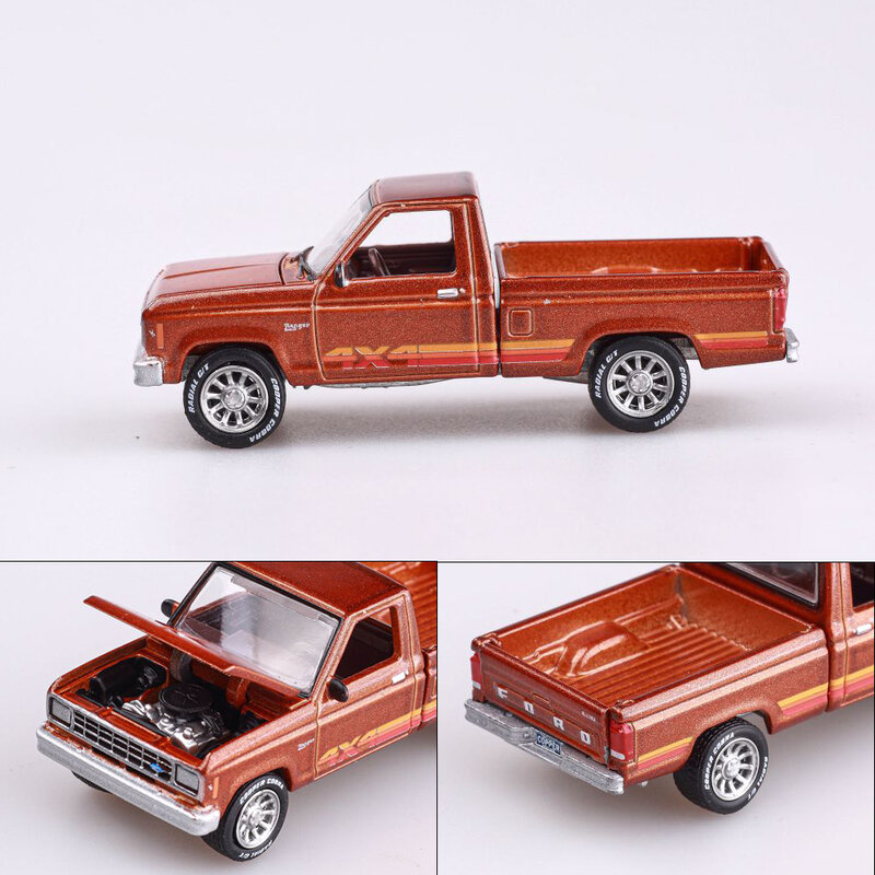 Jonny Rains-Voitures Ford Chevrolet moulées sous pression pour enfants, collection de modèles en alliage, échelle 1:64, jouets Greenlight