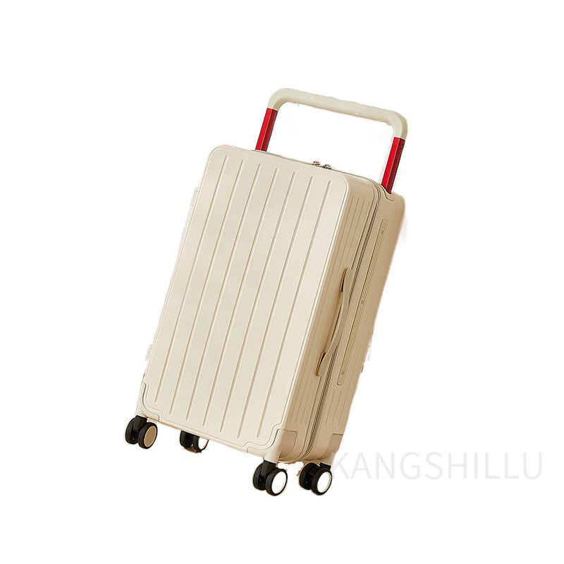 New travel trolley case 22 ''24'' 26 ''PC material wide pull rod travel suitcase with wheels rolling luggage carry-on suitcase