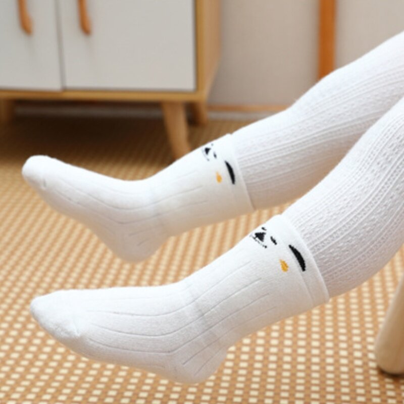 Calcetines gruesos de algodón para bebé, medias cálidas de longitud media, invierno, 0-1 años, novedad