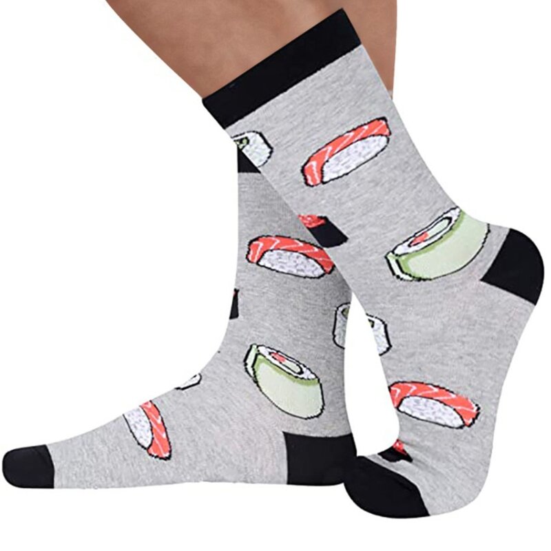 Unisex Funny Saying Socks Read This Sushi Tacos Hosiery Drop Shipping