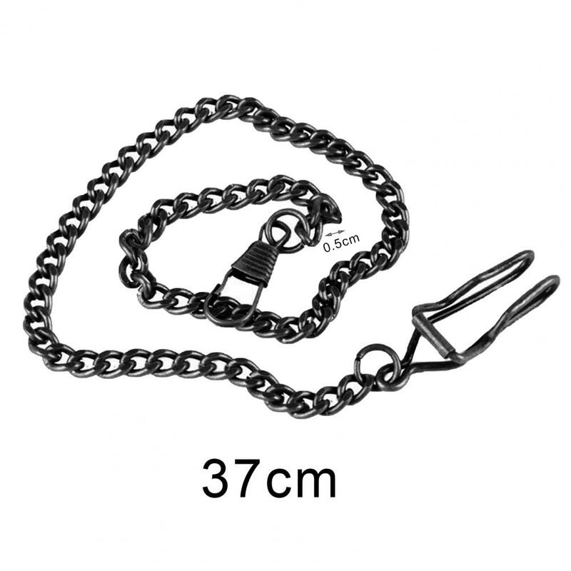 Vintage Unisex Alloy Pocket Watch, Link Chain Necklace, Jóias Gift Decor