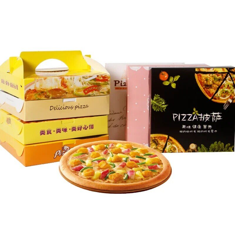 Kunden spezifisches Produkt Fabrik heißer Verkauf gedruckt personal isiert alle Größe 9 10 11 12 14 18 Zoll benutzer definierte Pizzas ch achteln