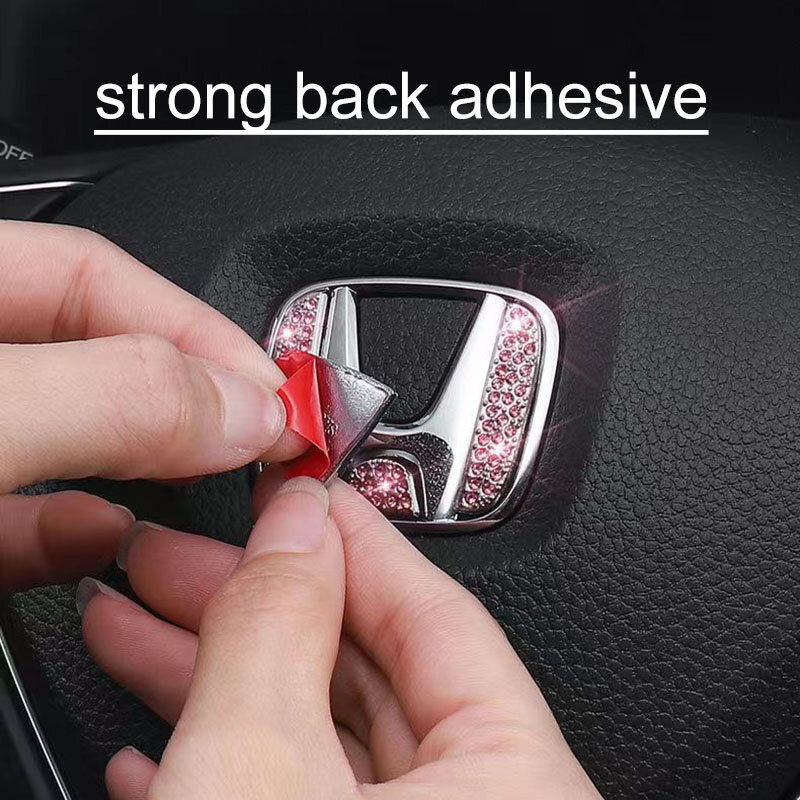 Bling volante emblema adesivo decalcomania di cristallo accessori decorazione per Toyota, per Honda, per Hyundai