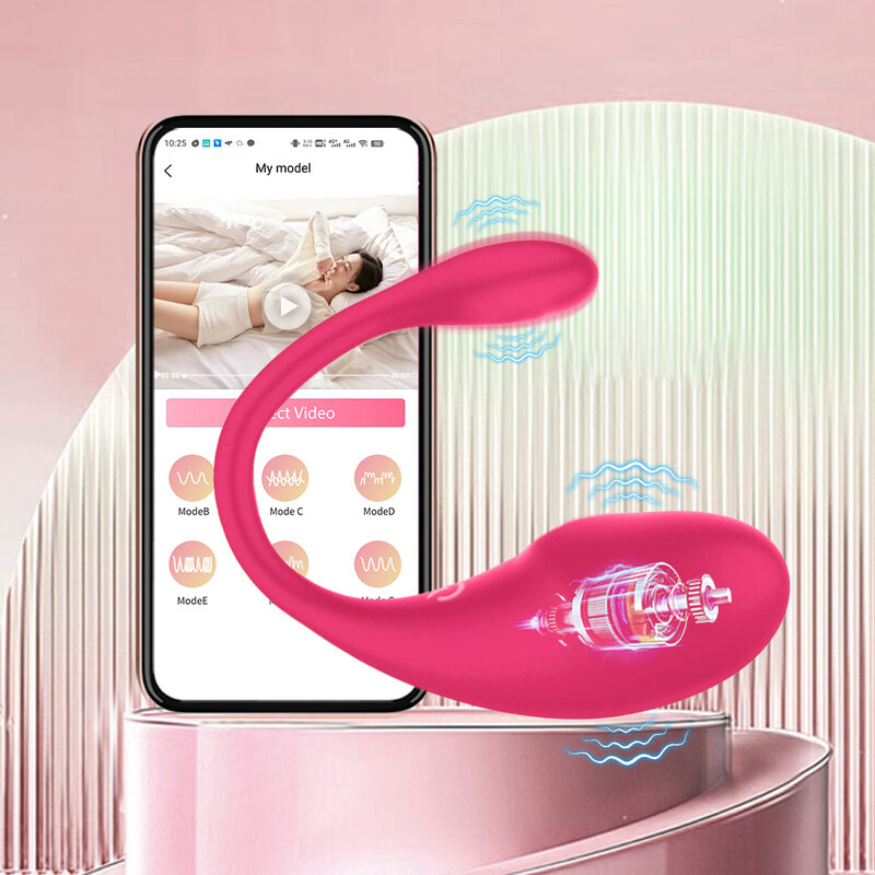 Draadloze Bluetooth G Spot Vibrator Voor Vrouwen Dildo App Afstandsbediening Dragen Vibrerende Ei Clit Vrouwelijke Slipje Seksspeeltjes Voor Volwassenen