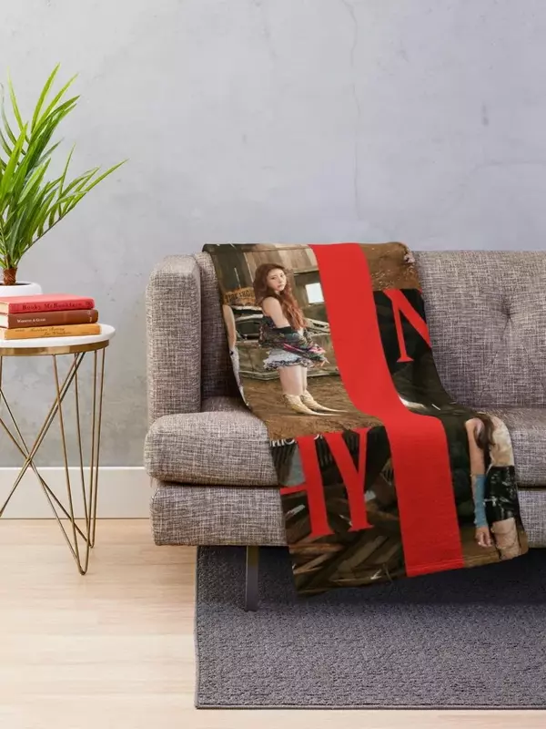 ITZY 어디에나 수줍지 않는 팬, 여자 친구 또는 남자 친구를 위한 선물 담요, 침대 코스프레 애니메이션 담요 던지기