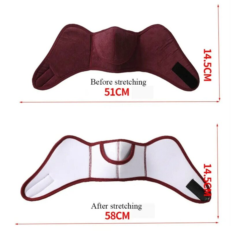 Cold-proof Half Face Mask Fashion Warm Open Breathable Earmuffs Corduroy Windproof Neck Warmer Cycling Camping Ski