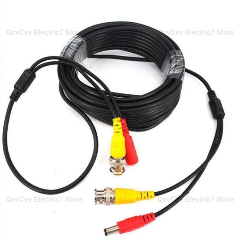 BNC Video Power Cable 5M/10M/20M/30M Output DC Plug Cable for CCTV Camera Surveillance DVR System Accessories A7