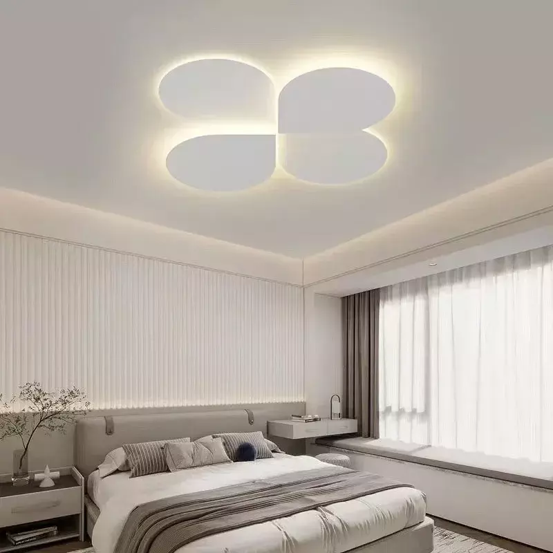 Современная настольная потолочная лампа для гостиной, столовой, спальни, балкона, круглые квадраты, потолочный декоративный светильник, люстра