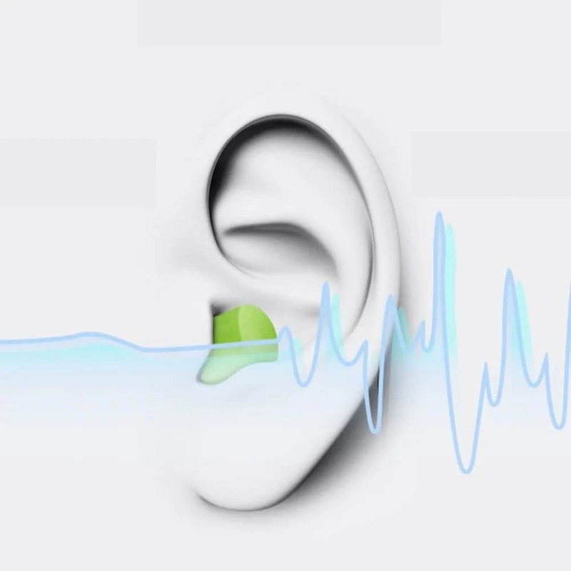 Penyumbat telinga silikon sekali pakai, pelindung telinga multiwarna tahan kebisingan busa lembut kedap suara Rebound lambat