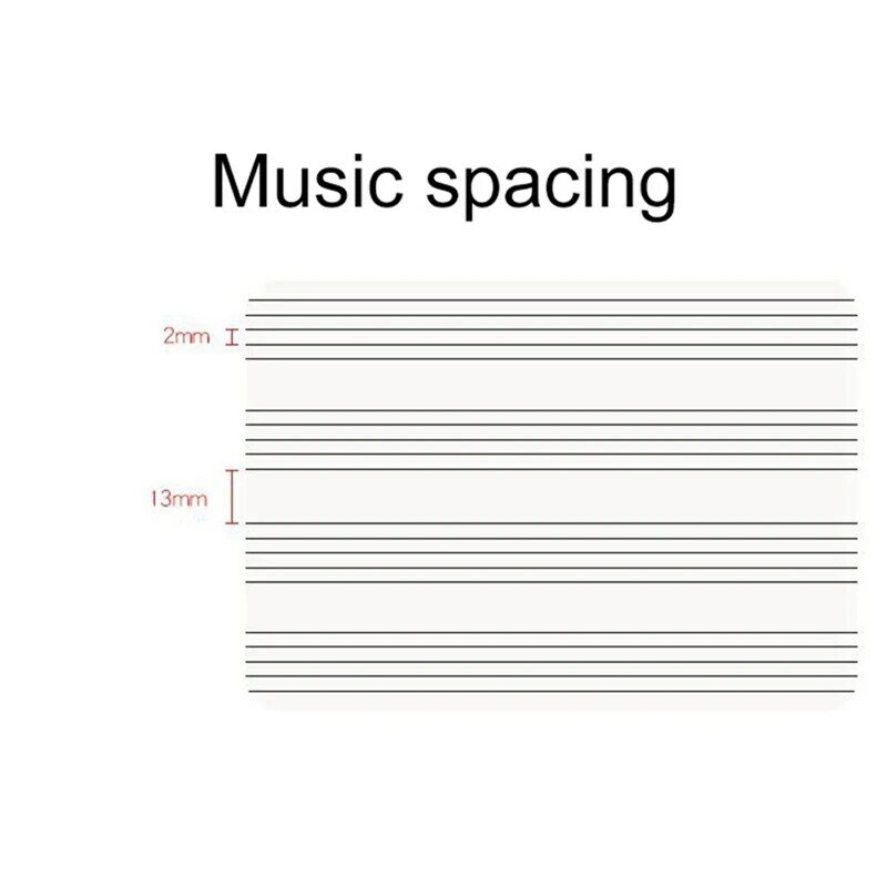 Cinco linhas notas de música notebook guia de música pessoal stave notebook