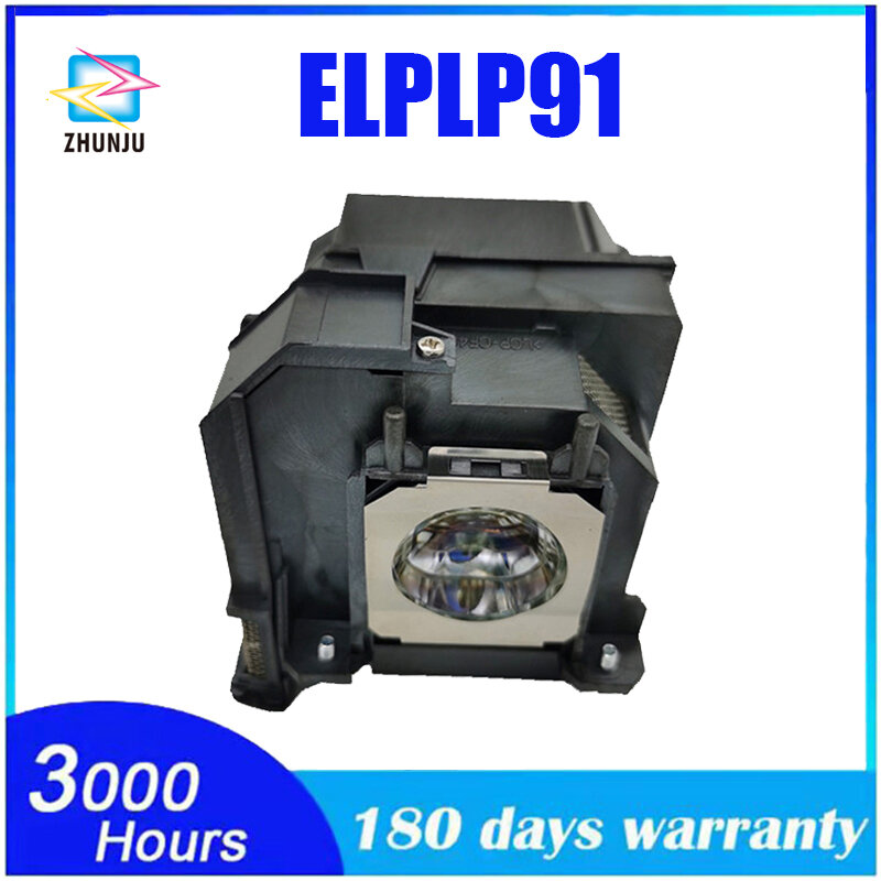ELPLP91 para Epson Brilho Link 685Wi 695Wi PowerLite, 680, 685W, EB-680, EB-680S, EB-685W, ELPLP91, V13H010L91