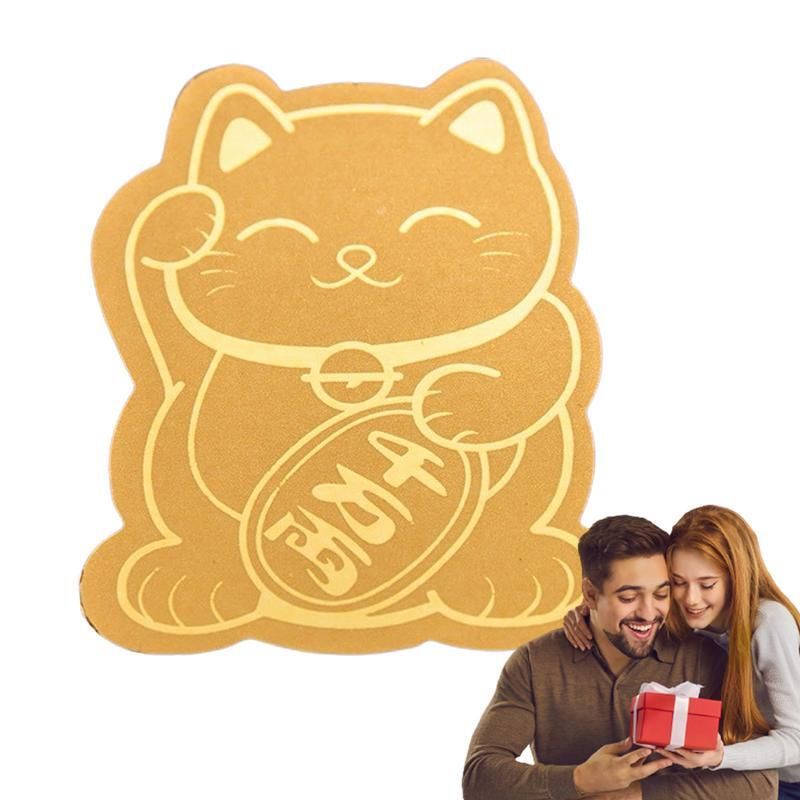Lucky Cat Phone Sticker Fortune Cat Cell Phone Sticker adesivi animali decorativi per telefono per Smart