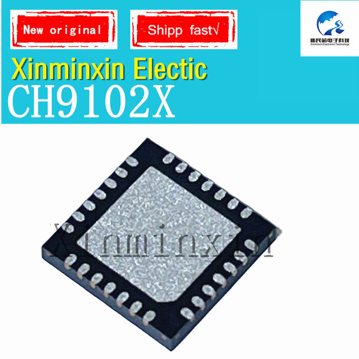 Оригинальный чип CH9102X QFN28 QFN-28 QFN SMD IC, 1 шт./партия