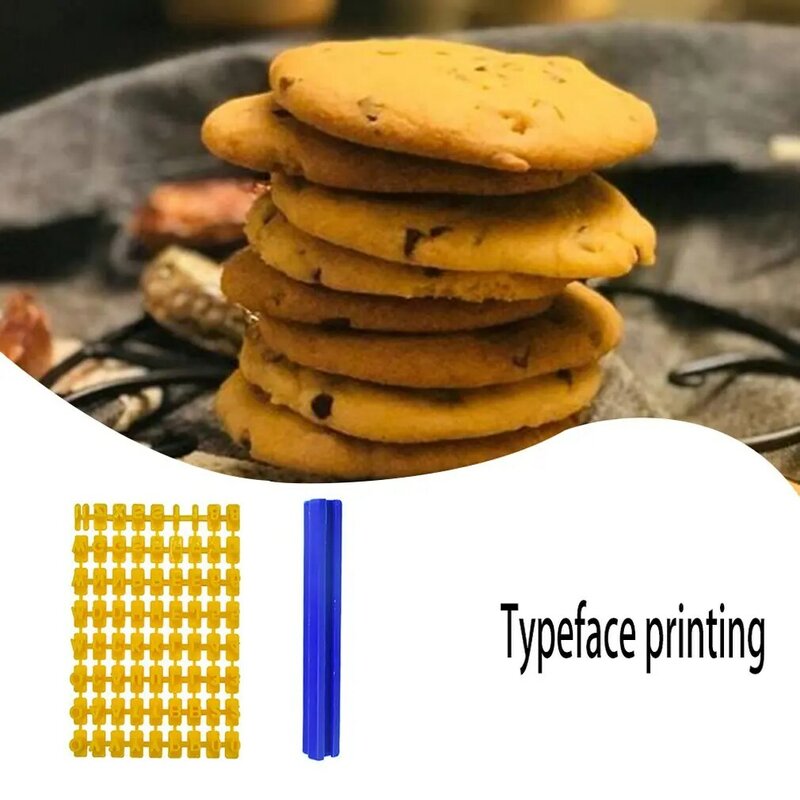 Neue 1 Satz Alphabet Nummer Symbole Buchstabe Ton Stempel beeindrucken Präge Set Keks presse Briefmarken Druck Name Keramik Keramik Werkzeuge