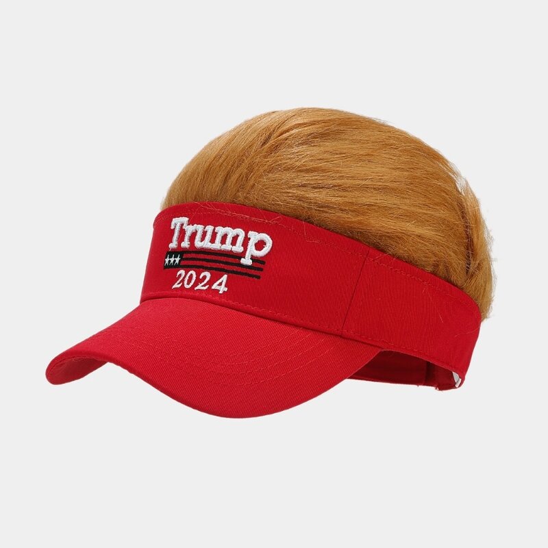 クリエイティブドナルド野球帽合成繊維毛米国選挙野球帽子ファッションバイザーサンハット大人 2024 M6CD