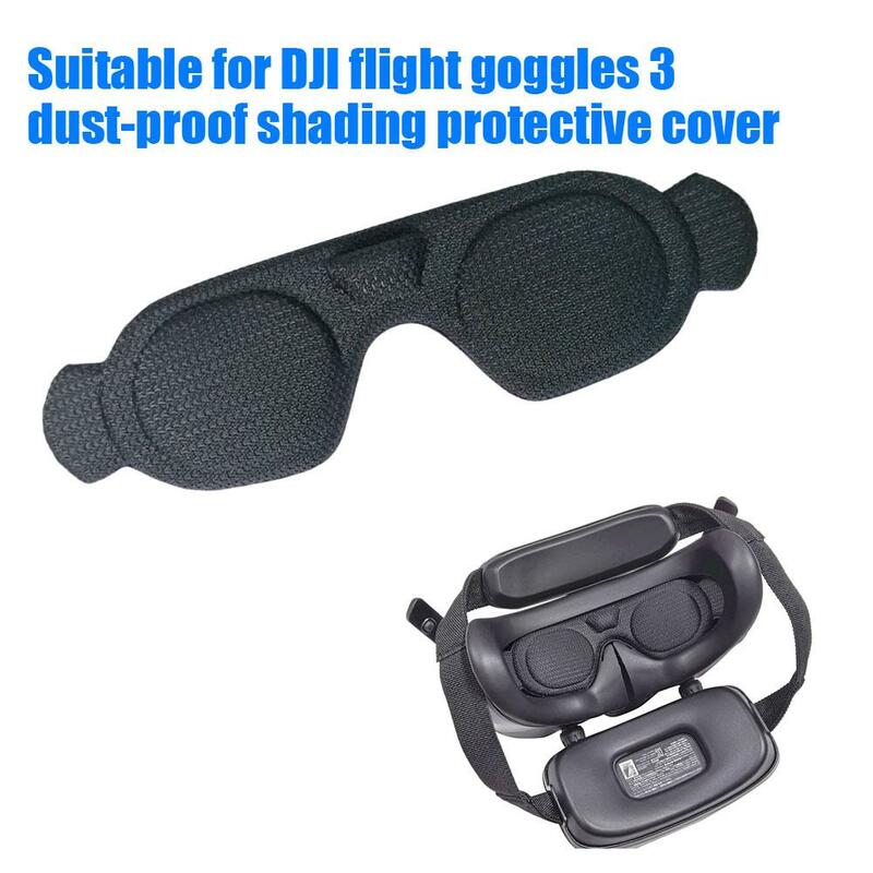 Juste de protection d'objectif pour lunettes Dji Flight, 3 coussinets anti-poussière pour lunettes