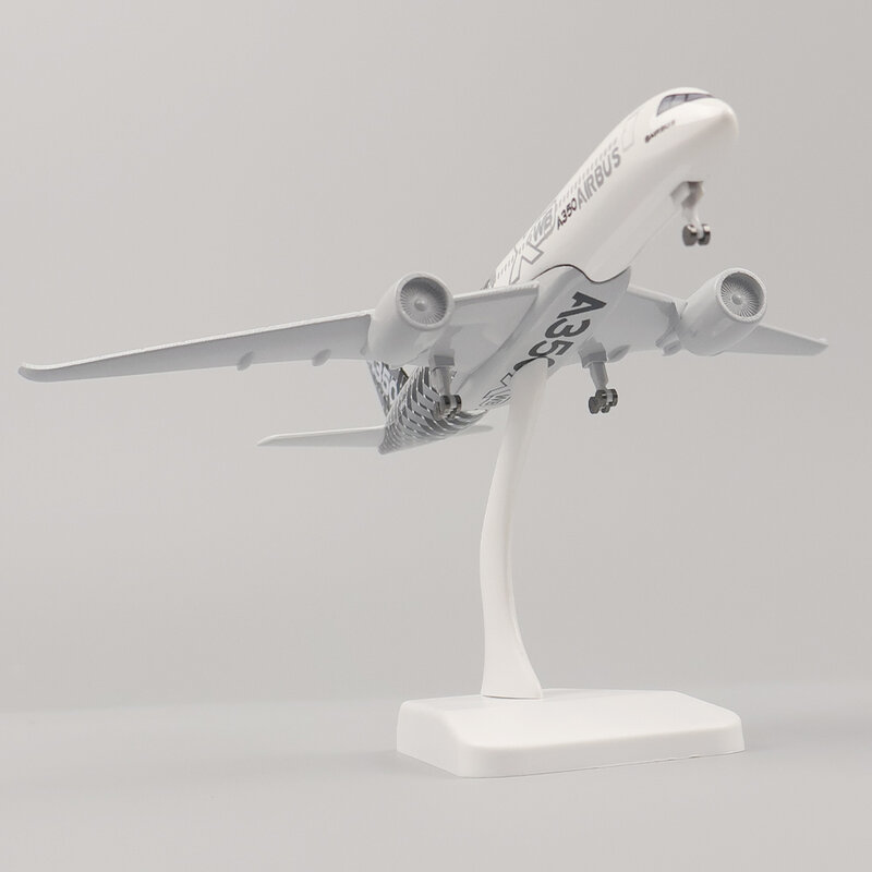 Metalowe samoloty Model 20cm 1:400 oryginalny w kształcie samolotu A350 Metal replika stopu materiał z zestaw do lądowania koła bombka na prezent