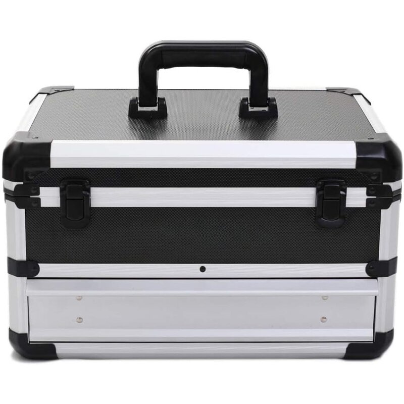 Kotak peralatan, kotak peralatan portabel dengan laci kotak penyimpanan alat Organizer, kotak peralatan