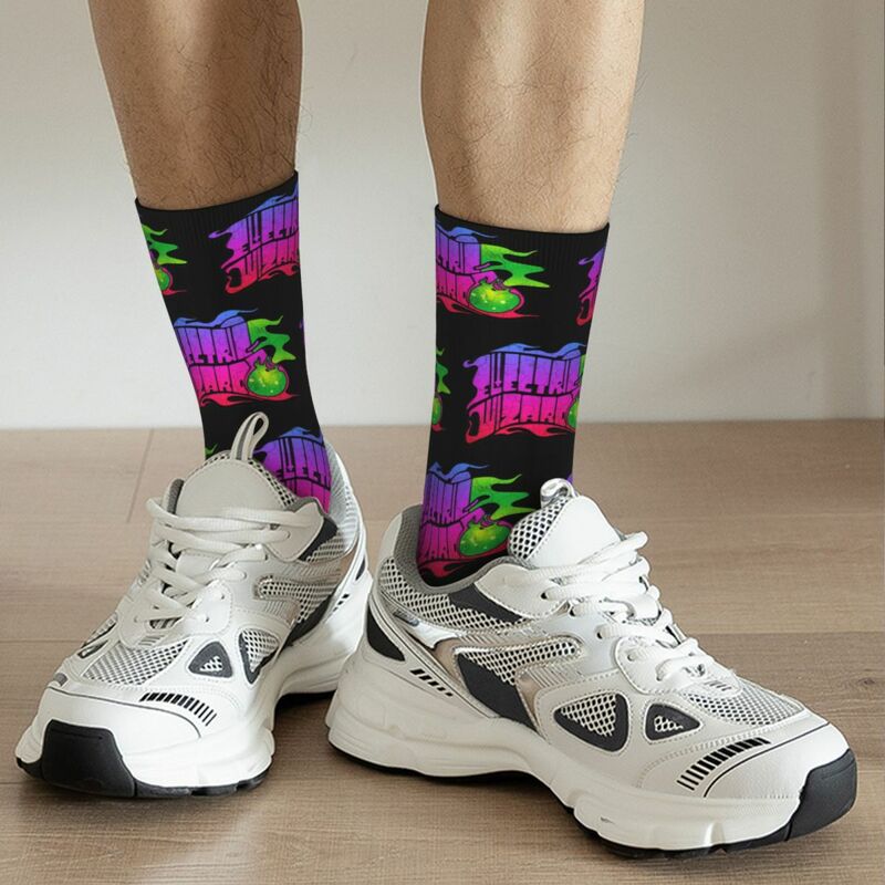 Chaussettes décontractées avec logo Electric Wizard pour hommes et femmes, chaussettes de sport mignonnes toutes saisons, Merch