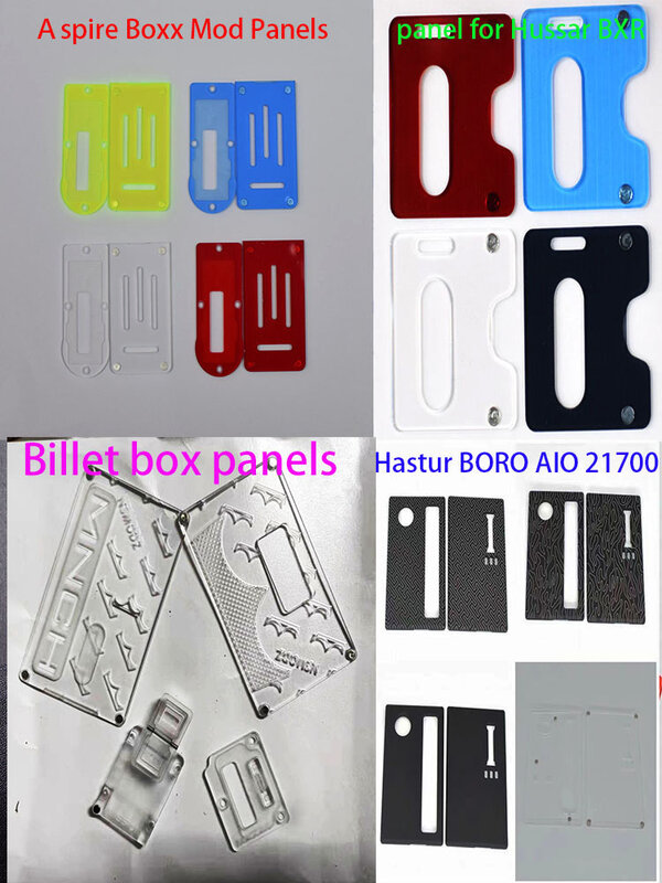 DIY Fluorescent plate for panel Outer Panels for inner out doors Hastur BORO AIO 21700 Hussar BXR Aspire Boxx BMM billet box