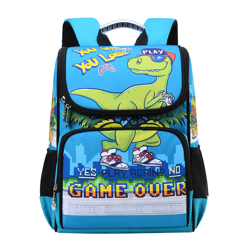 Новинка, вместительная сумка, школьный ранец для учеников начальной школы, милый мультяшный рюкзак с двойными плечами для мальчиков и девочек