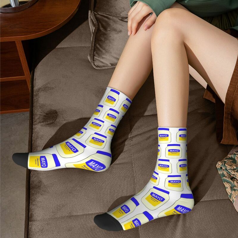 Mayonnaise Socks Harajuku High Quality Stockings All Season Long Socks Accessories for Unisex Birthday Present