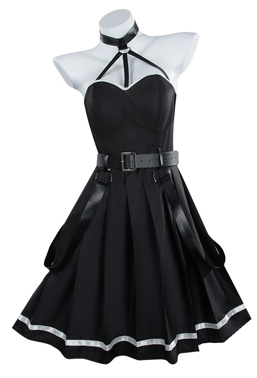 Ubel Cosplay Costume Anime Frieren Beyond Journey‘s End Women Girls Frieren Fern Black Dress Halloween Carnival Party Outfits