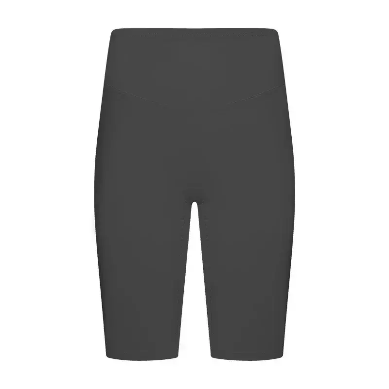 Embarrassment-free cycling pants, high waist, abdomen and hips, yoga pants, elastic exercise, five-point pants, women