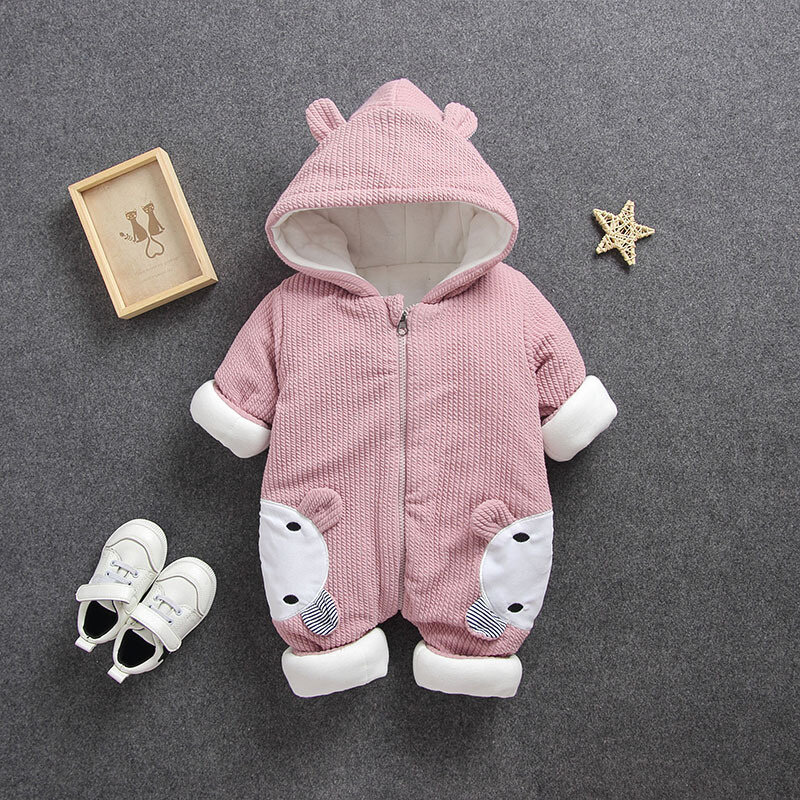 Macacão 2023 outono inverno casaco roupas do bebê recém-nascido snowsuit menino quente macacão para baixo algodão jaquetas menina roupas de neve bodysuit