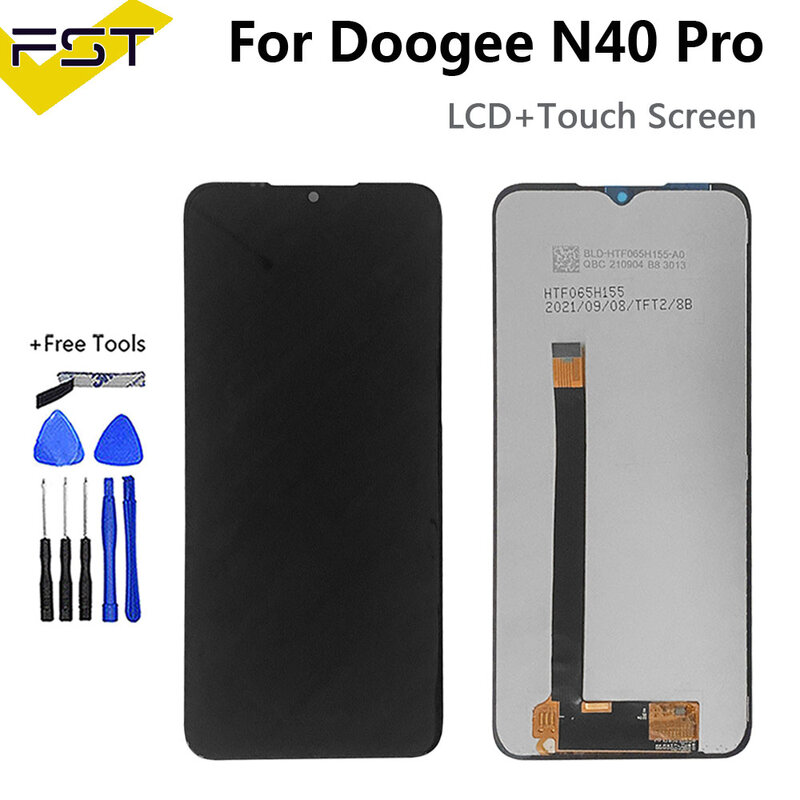 Original Para Doogee N40 Pro Display LCD E Touch Screen Digitizer Assembly Reparação LCD Parte 6.52 polegadas Para Doogee N40Pro LCD
