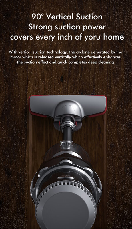 V12 bezprzewodowy odkurzacz ręczny 180w 10kPa moc ssania pionowy odkurzacz wielofunkcyjny maszyna do mycia