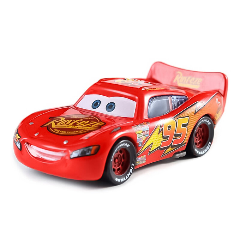 รถ3ดิสนีย์พิกซาร์ของเล่น Lightning Mcqueen รถแจ็คสัน1:55โลหะผสมเหล็กหล่อสำหรับรถแข่งของเล่นสำหรับเด็กของขวัญคริสต์มาส