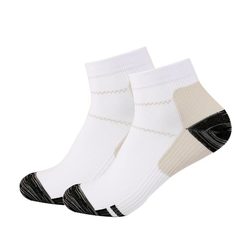 Fitness Socks Sports Socks Unisex Short Socks Breathable Foot Compression Socks Reduce Swelling Relieves Achy Feet Shaping