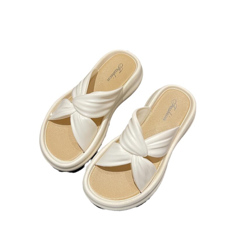2024 nuove pantofole coreane sandali sandali donna estate quotidiana All-match pantofole antiscivolo e deodoranti scarpe da donna