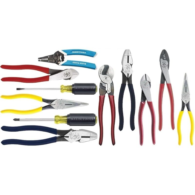 Klein Tools Hand Tool Kit (6-Piece) and Dipped Plier Kit (5-Piece)