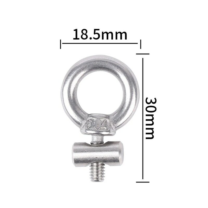 2/4/6/8pcs Stainless Steel Awning Rail Stoppers Silver 6mm Stops Motorhome Campervan  Awning Rail /Tarpaulin Stoppers