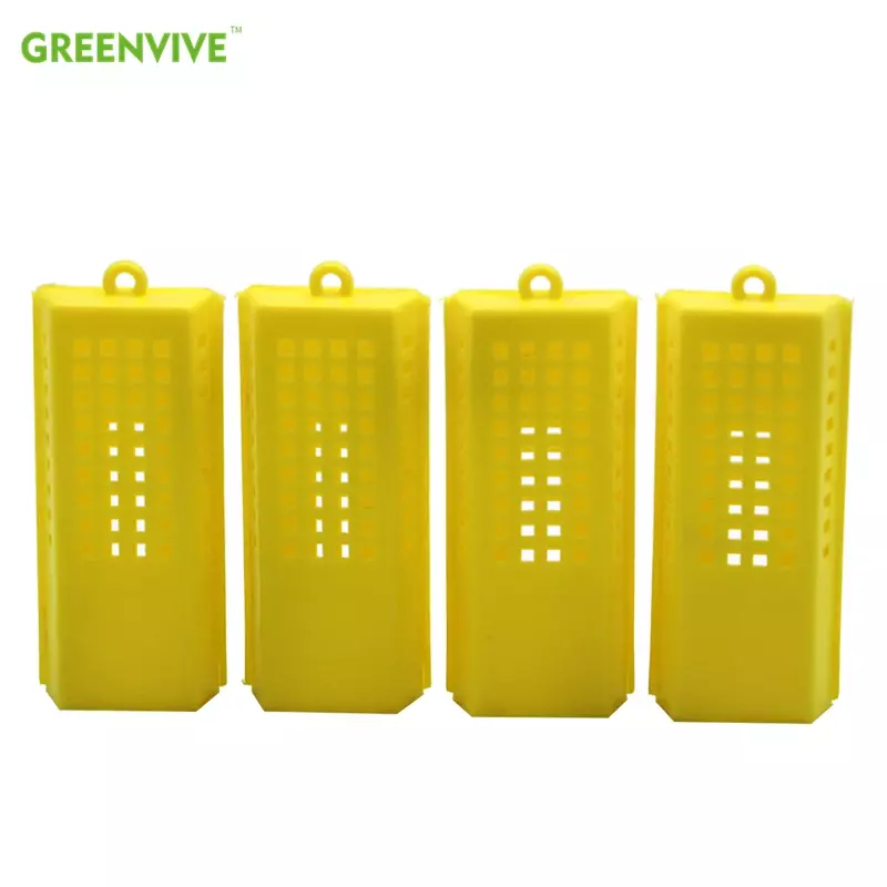 10 Pcs Beekeeping Transport Cages Bees Queen Post Room Cages Plastic King Prisoner Queen Bee Cage Apiculture Tools Accessories