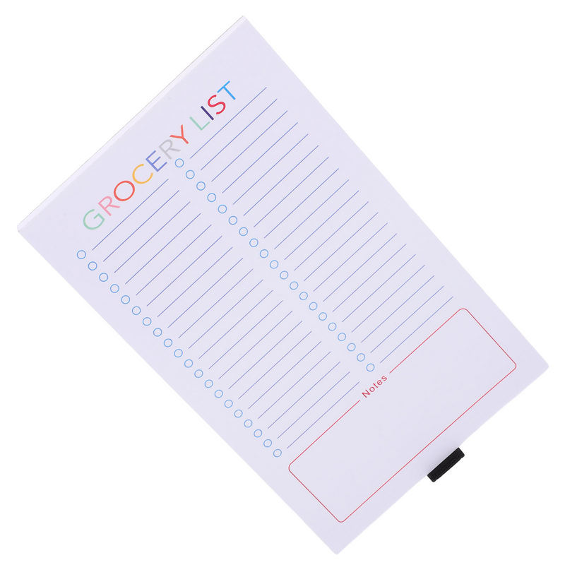 دفتر مخطط يومي مغناطيسي ، لوحة مذكرات تخطيط تسوق ، مخطط قائمة التسوق