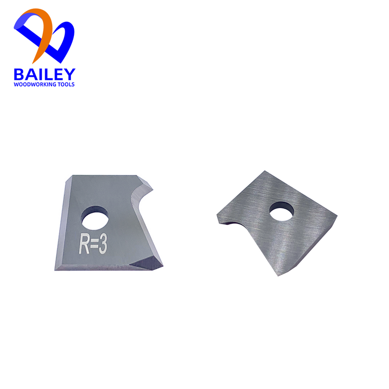 Bailey 10 Stuks 17X16.8X2Mm R3 Carbide Schraapblad Houtbewerking Gereedschap Messen Schraper Voor Cnc Rand Banding Machine